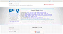 Desktop Screenshot of crcpavement.org